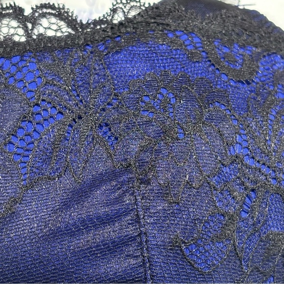 ELOMI Sz 38I Bra Anushka Electric Blue Lace Overlay Adjustable Underwire NEW - Picture 12 of 12